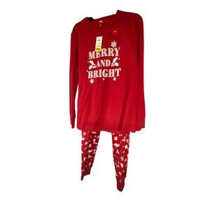Brand New Family PJ's X Macy's Men's Size Medium Christmas Pajama Set